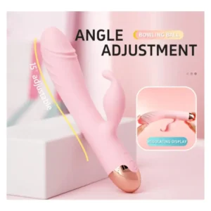 Vibrador doble estimulacion vibrador y giratorio