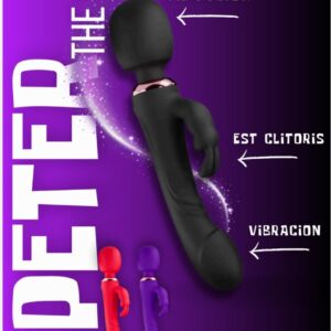 Hitachi Vibrador tipo microfono triple estimulacion